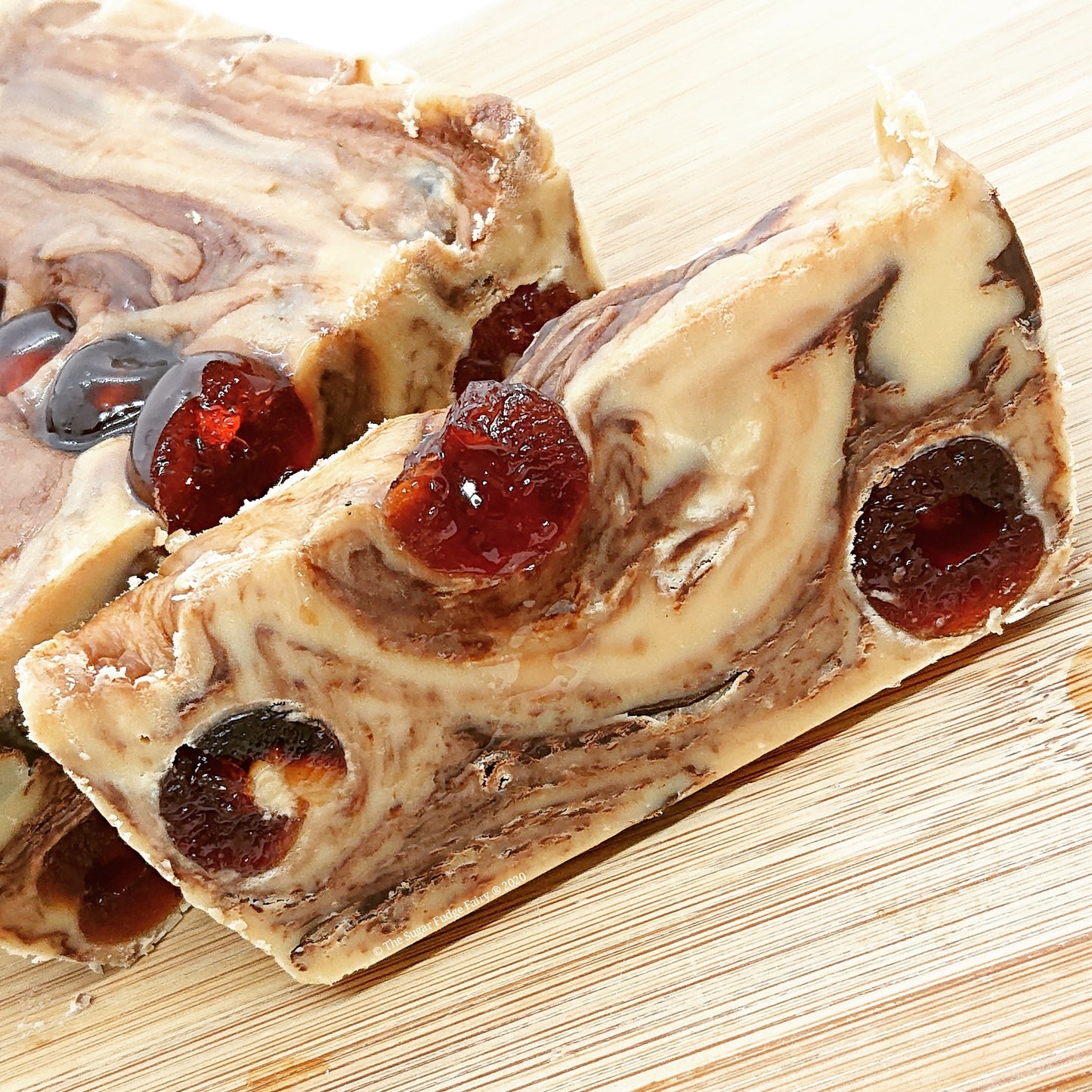 Cherry Chocolate Fudge Slice