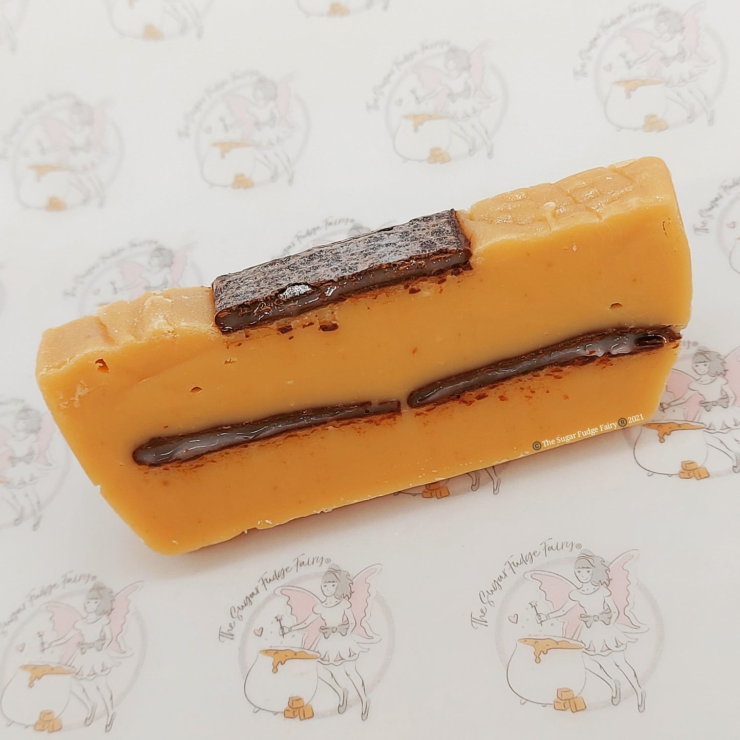 Peppermint Fudge Slice with After Eights