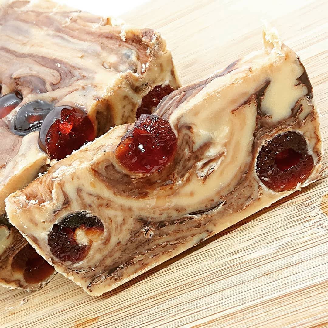 Cherry Chocolate Fudge Slice