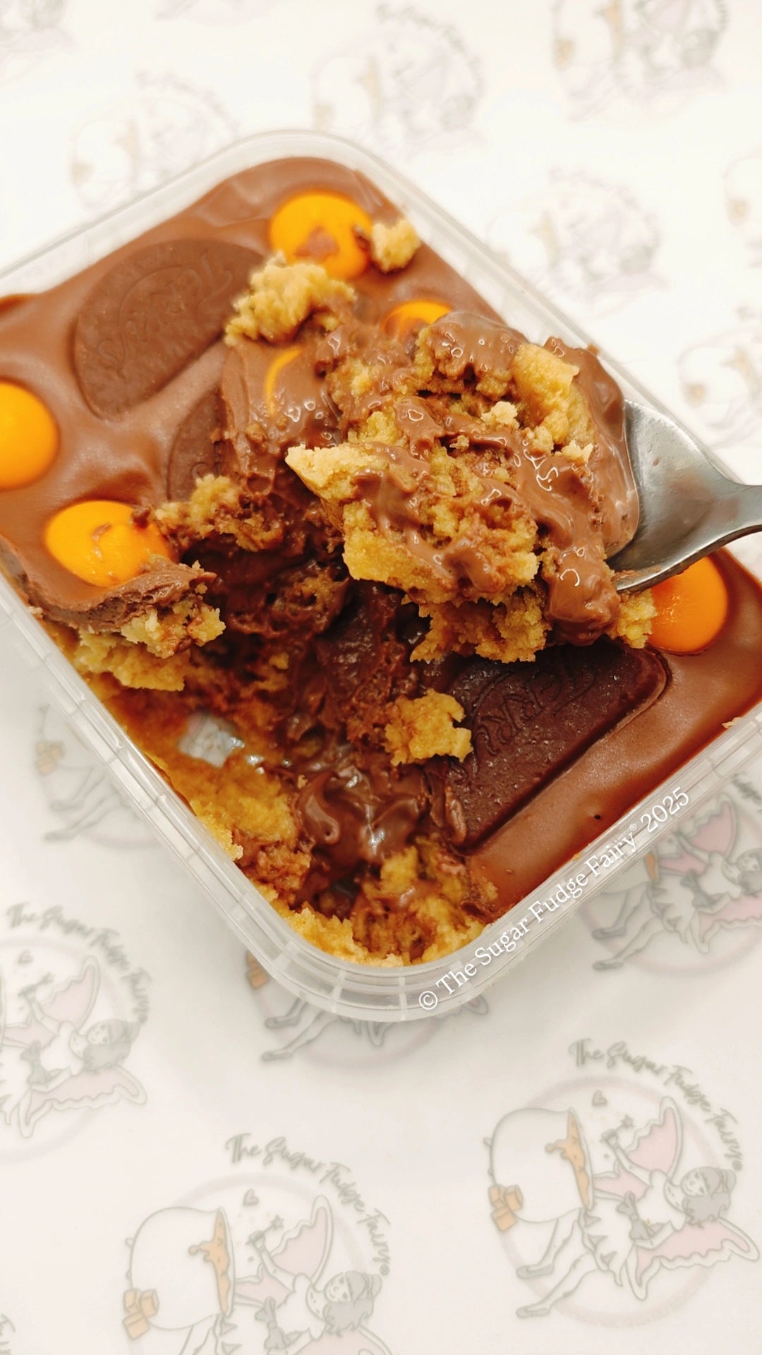 Chocolate Orange Stuffed Cookie Dough
