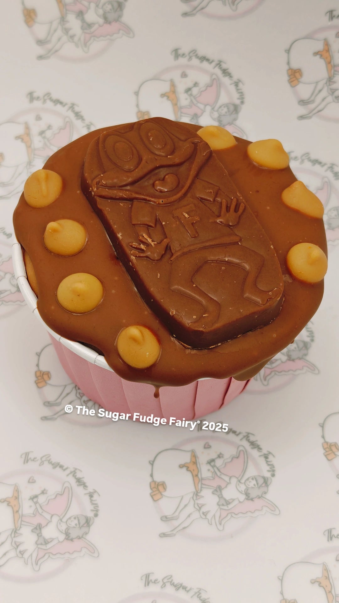 Chocolate Caramel Fudge Cup