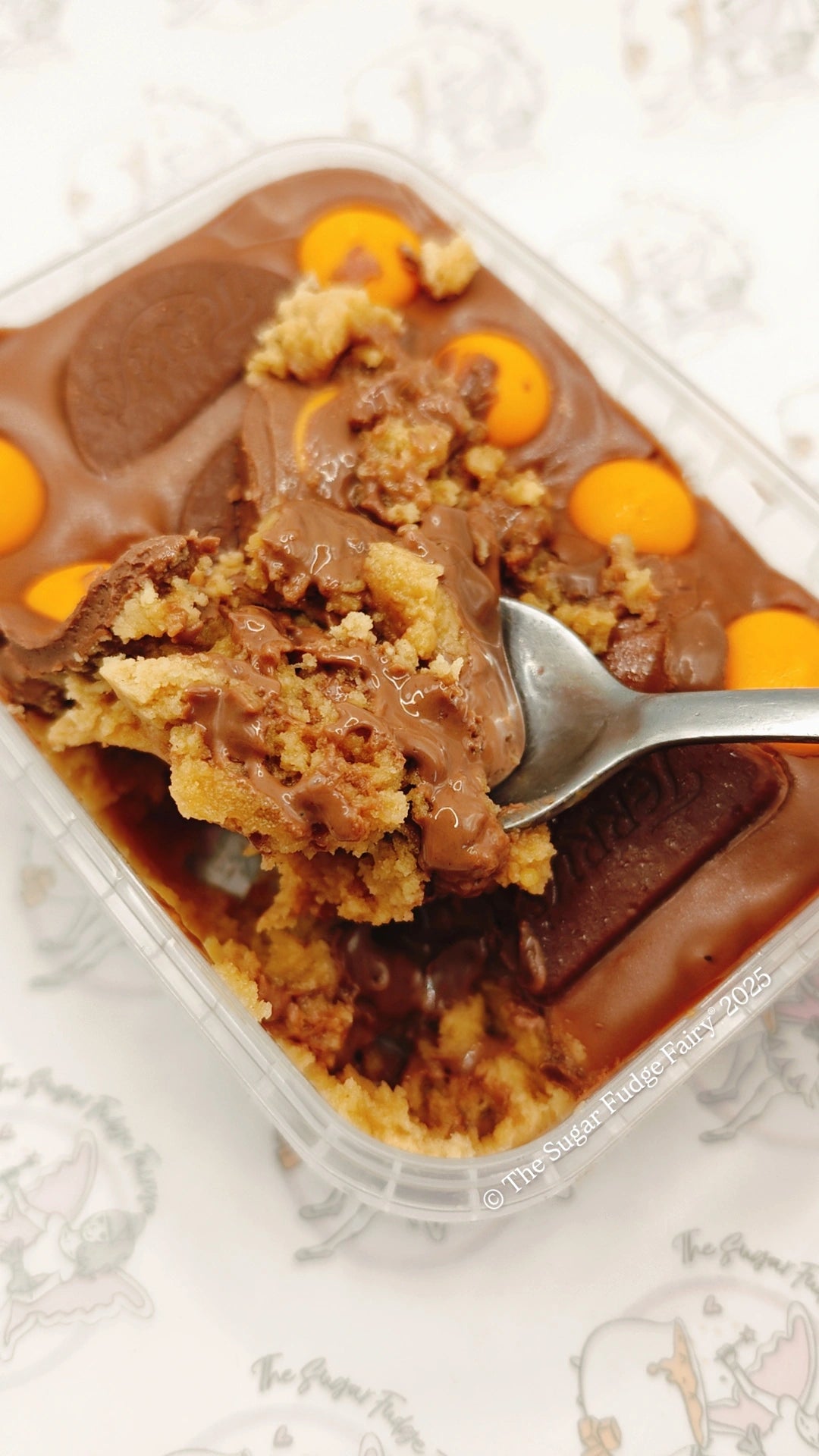 Chocolate Orange Stuffed Cookie Dough