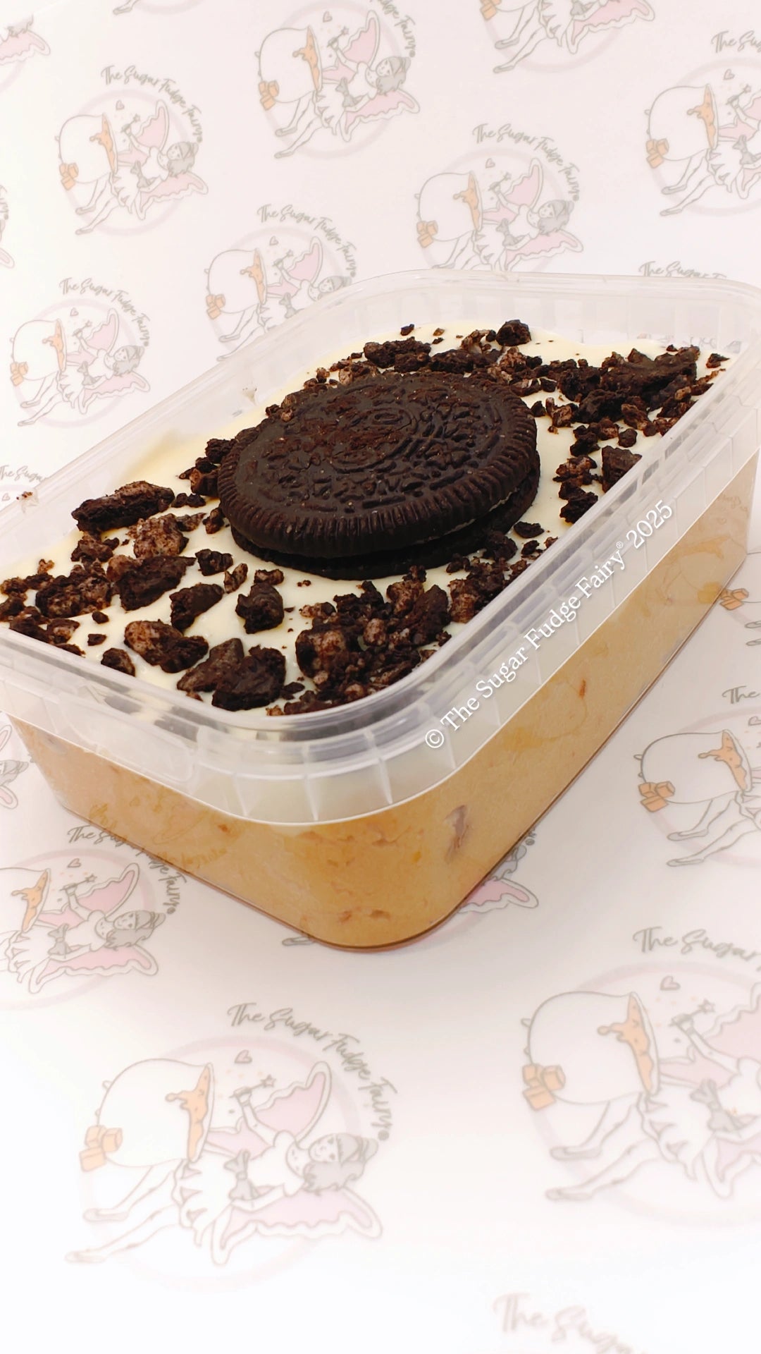 Cookies and Cream Stuffed Cookie Dough