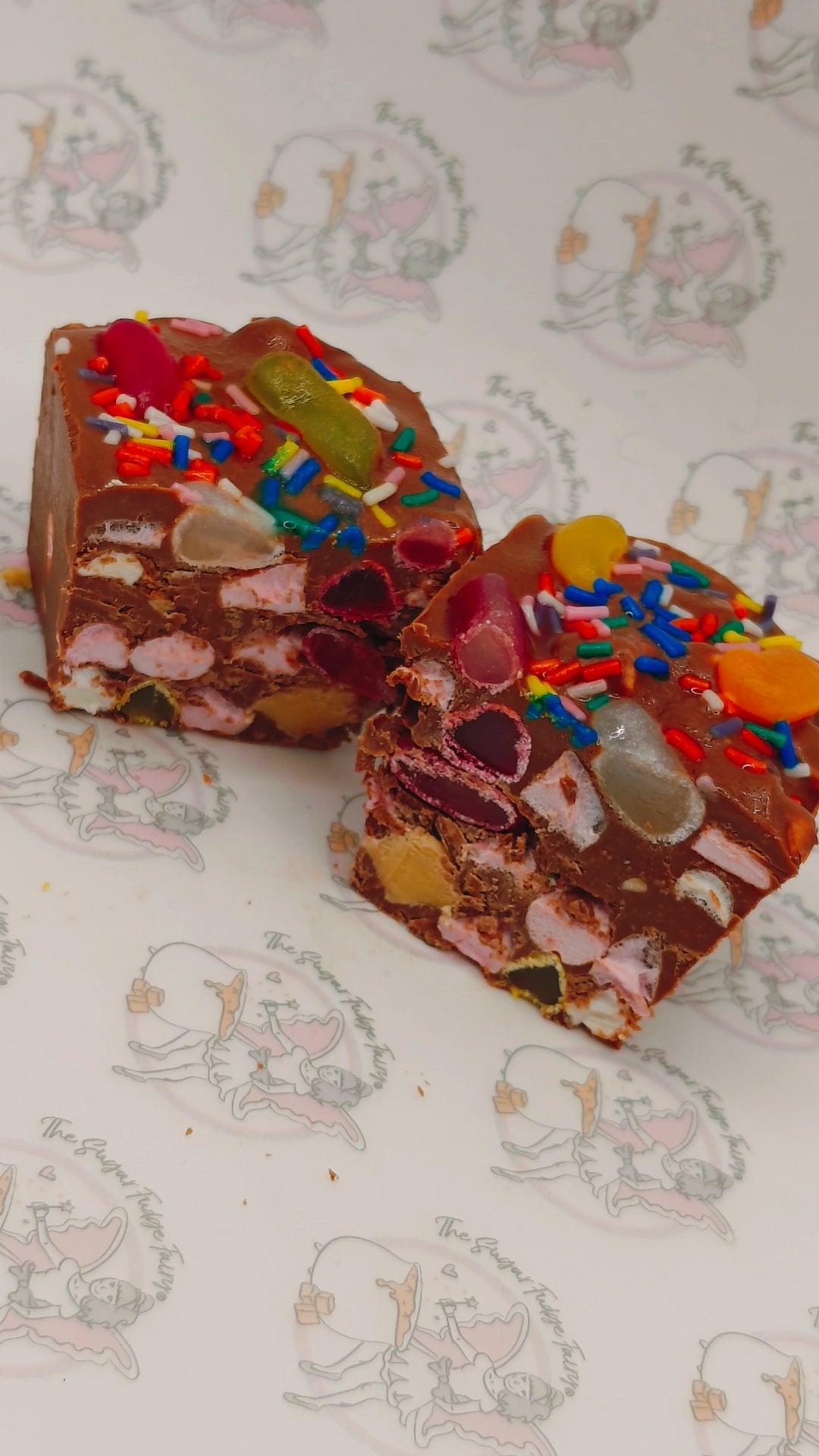 Fairy Crumble Rocky Road with Jelly Beans