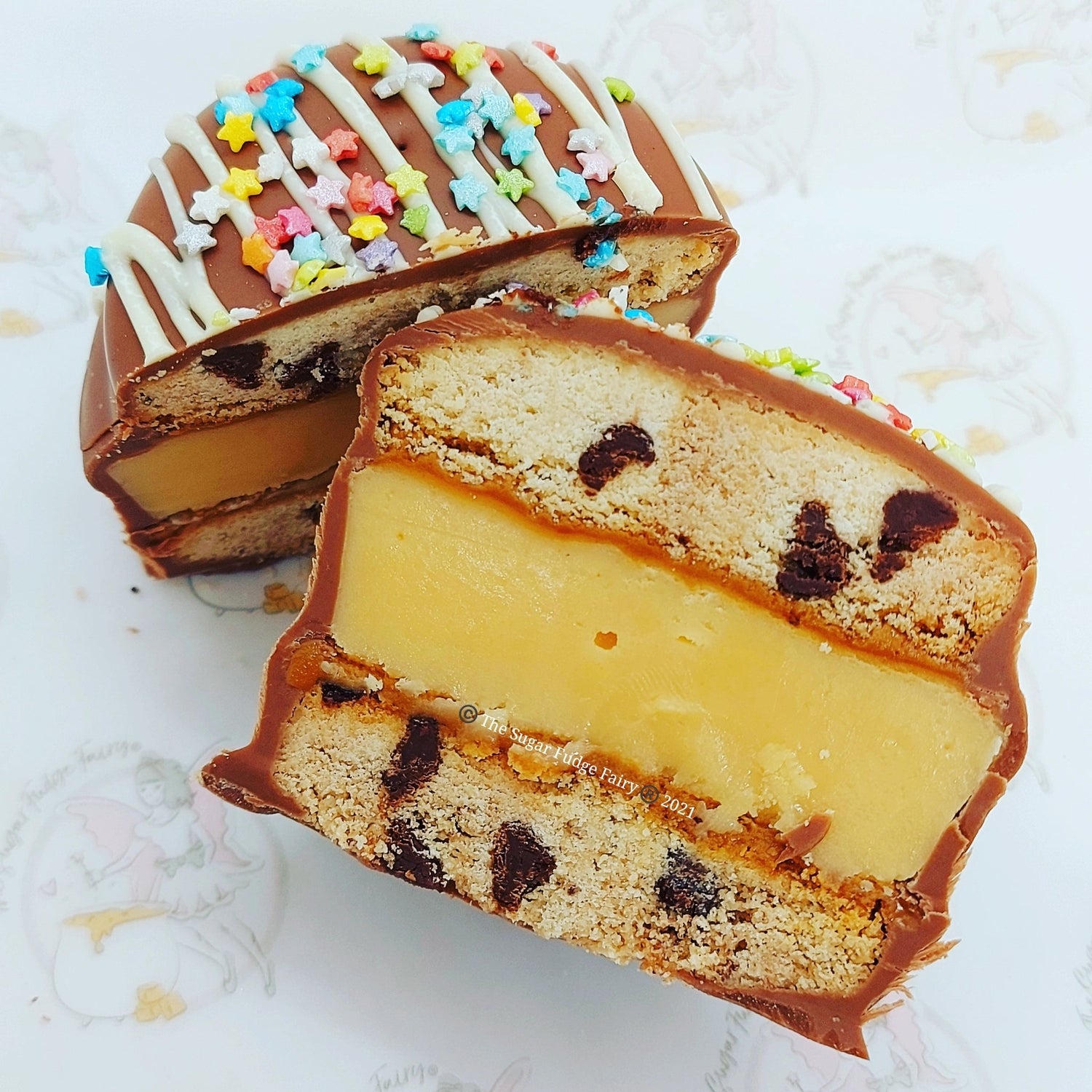 Cookie Fudge Sandwiches