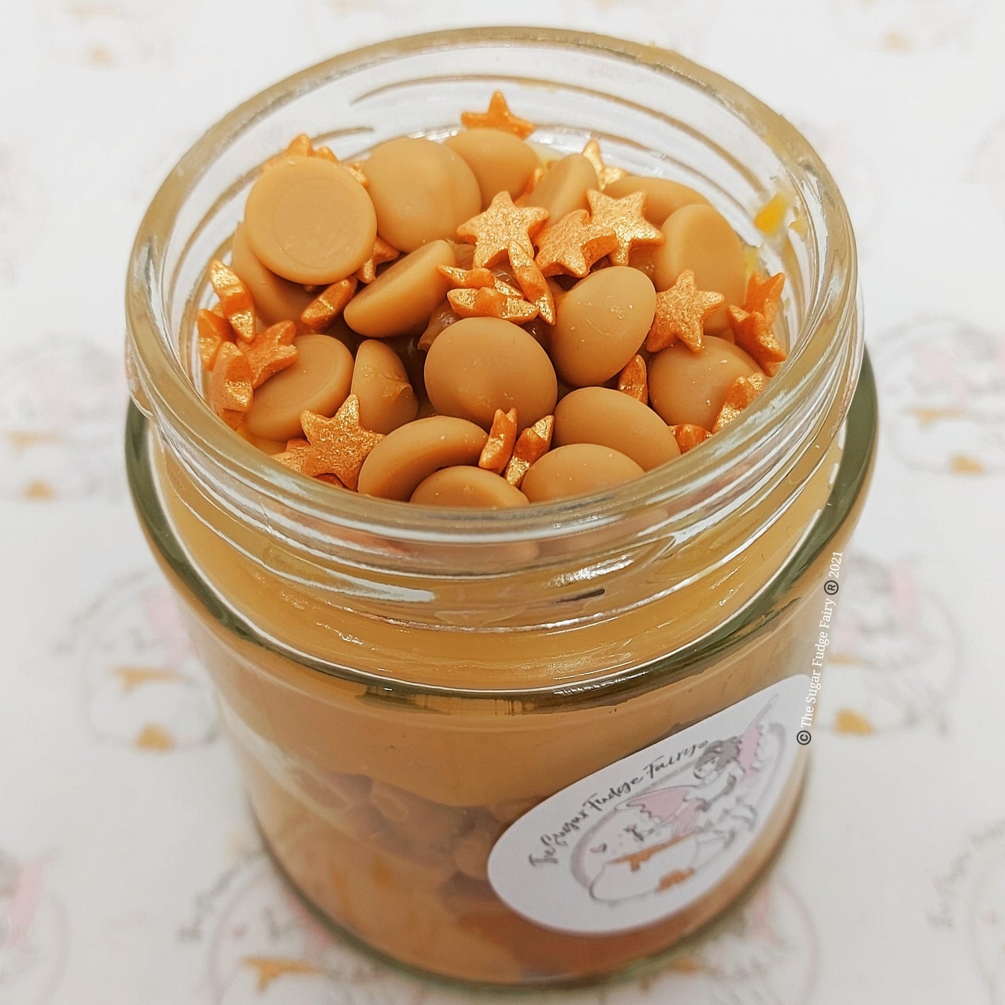 Salted Caramel Fudge Jar