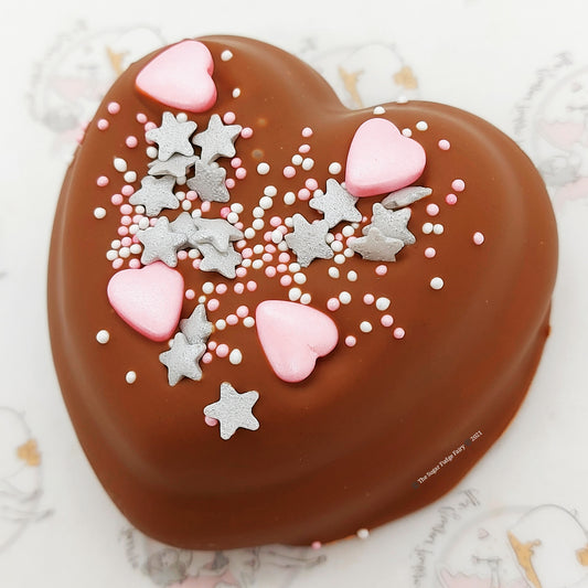 Stuffed Fudge Heart (Biscoff)