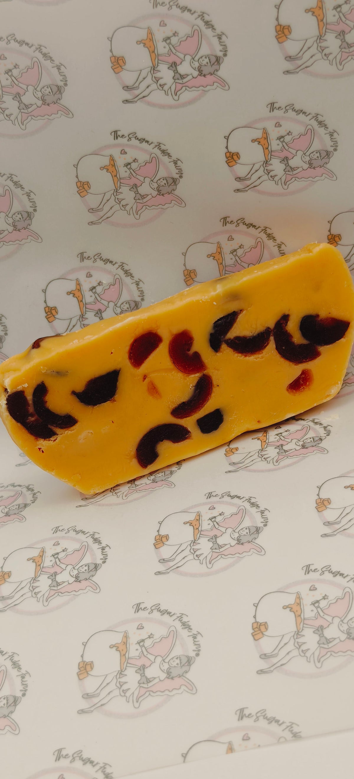 Cherry Bakewell Fudge Slice