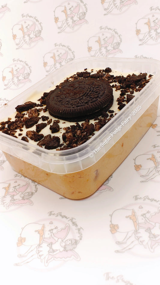 Cookies and Cream Stuffed Cookie Dough