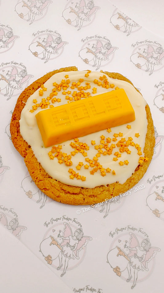 Topped Cookie (Gold Bar)