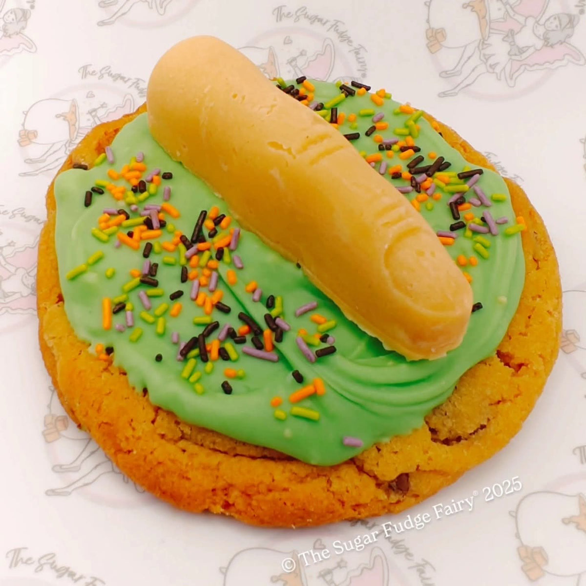Halloween Topped Cookie