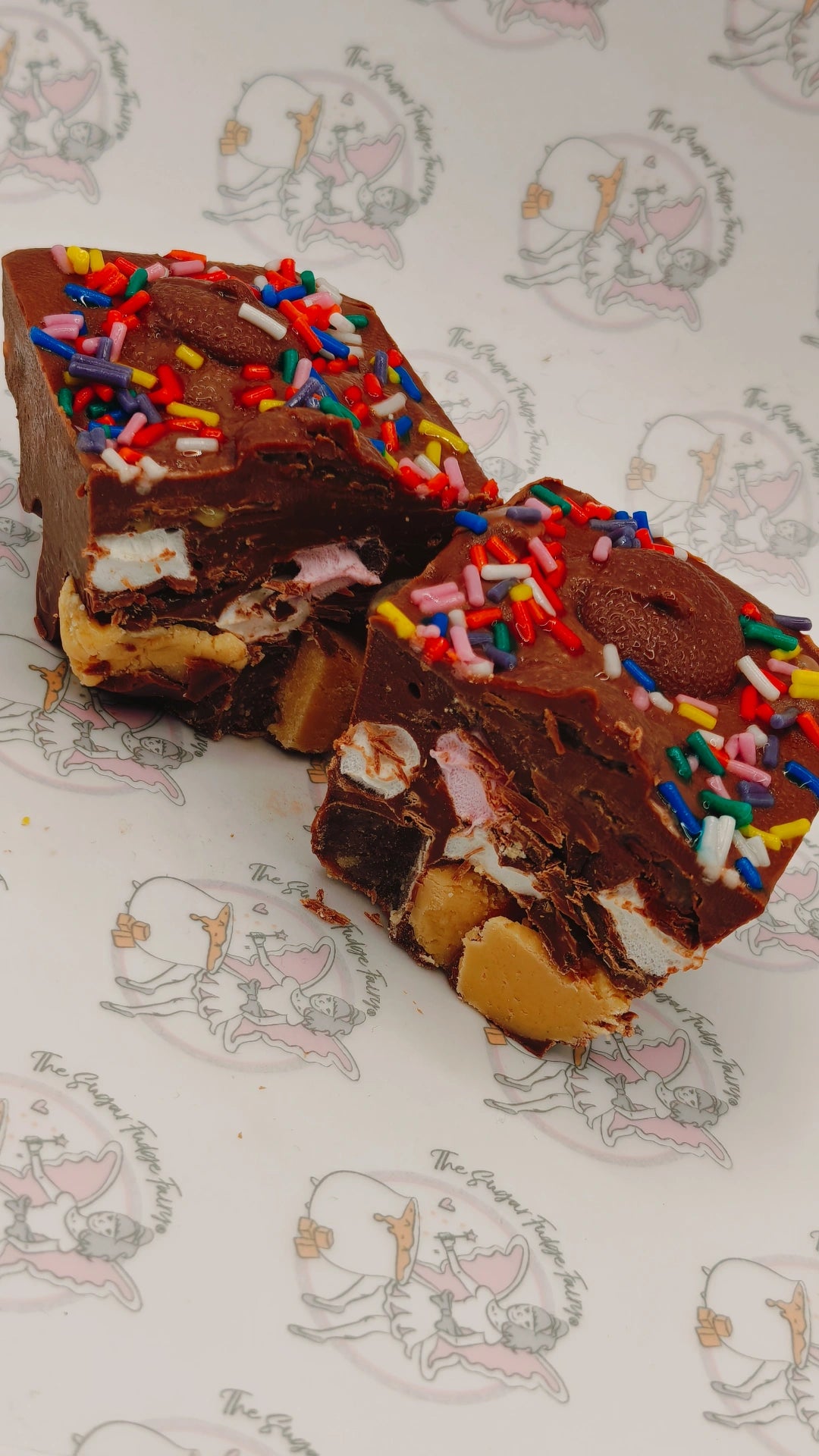 Fairy Crumble Rocky Road with Caramel Buttons