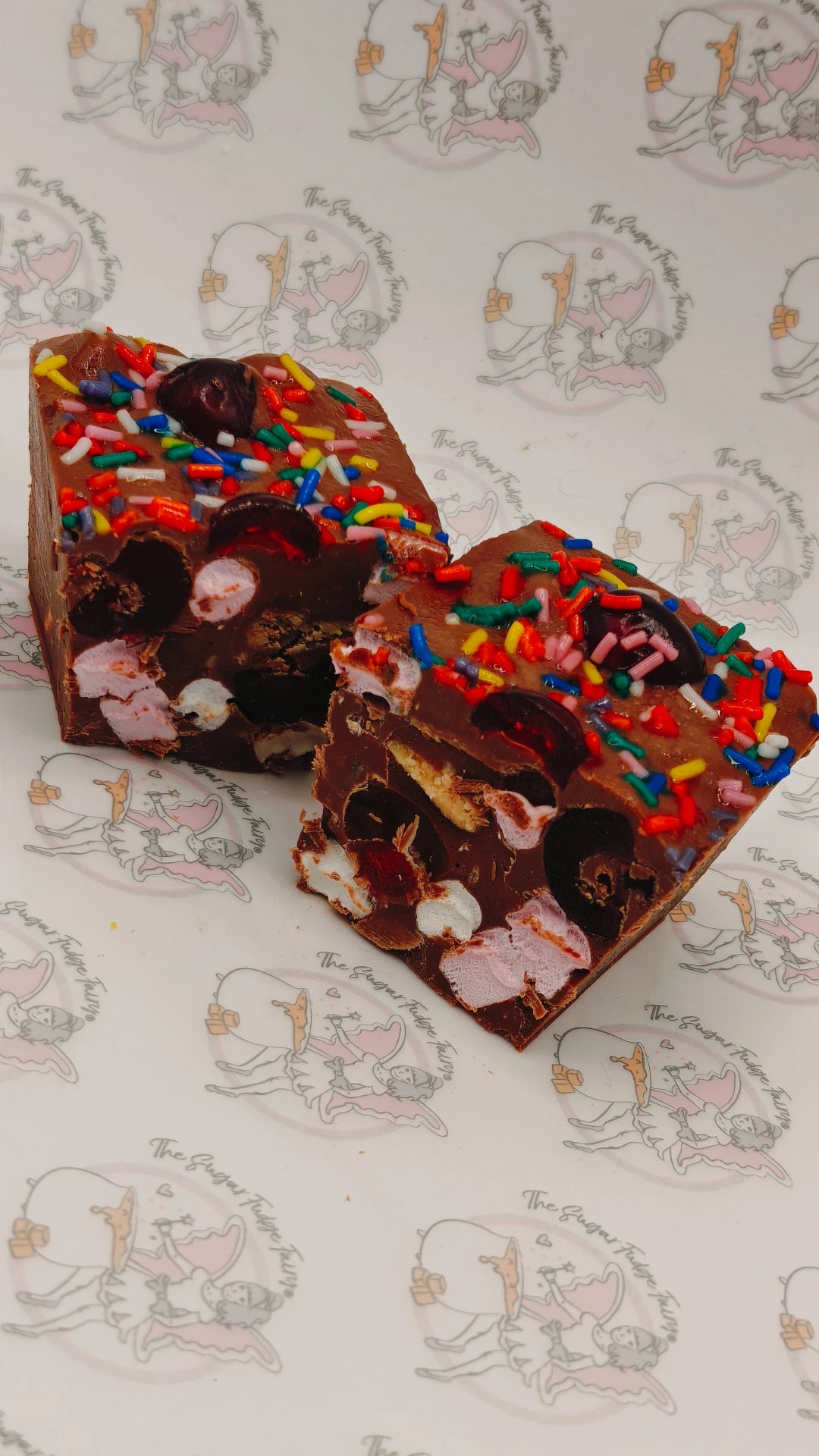 Fairy Crumble Rocky Road with Cherries