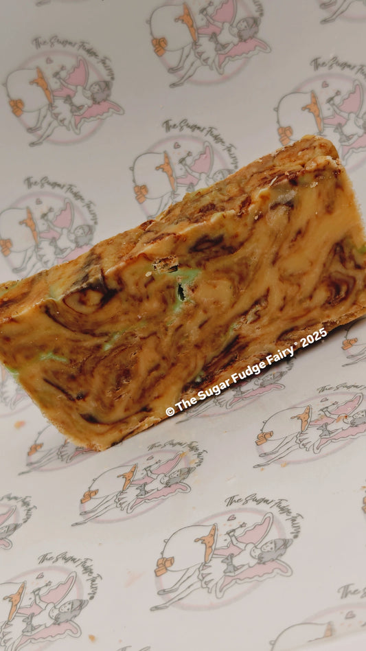 Mint Choc Chip Fudge Slice