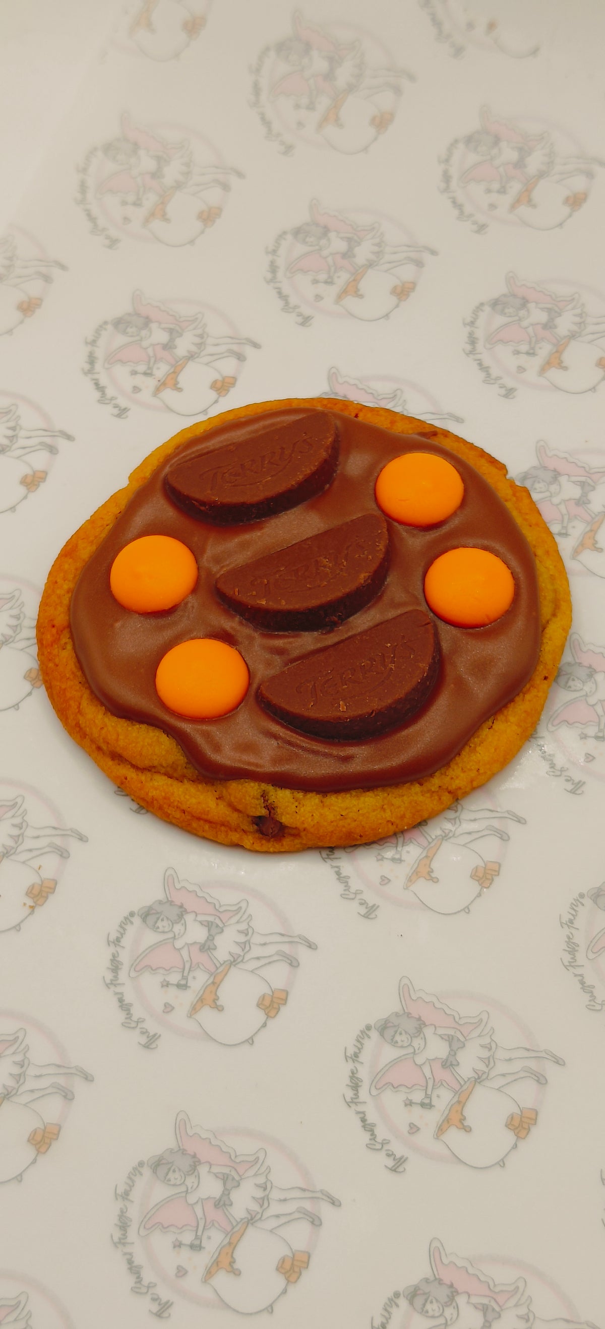 Topped Cookie (Chocolate Orange)